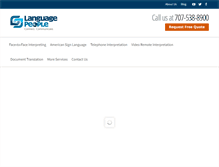 Tablet Screenshot of languagepeople.com
